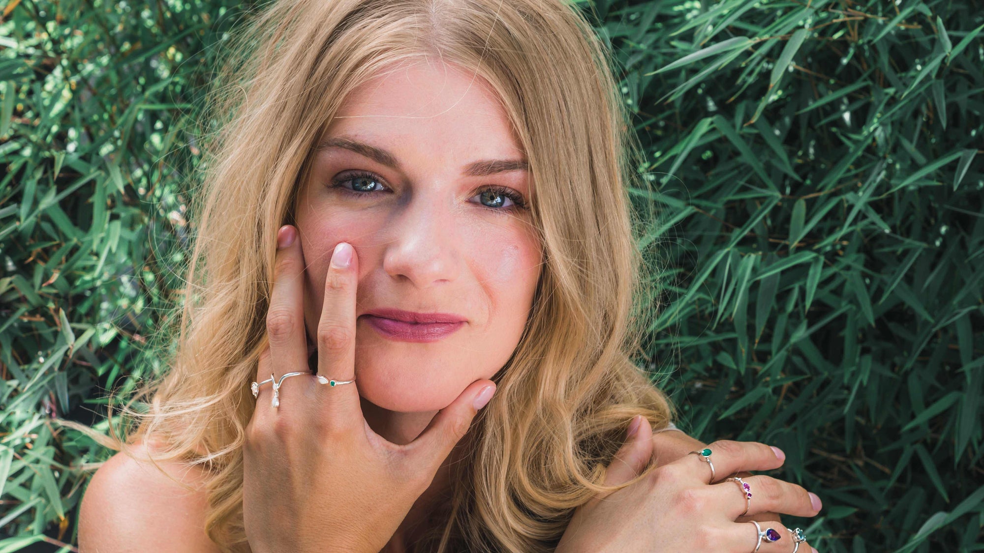 Nachhaltiger Schmuck Ringe Silber natuerliche Edelsteine