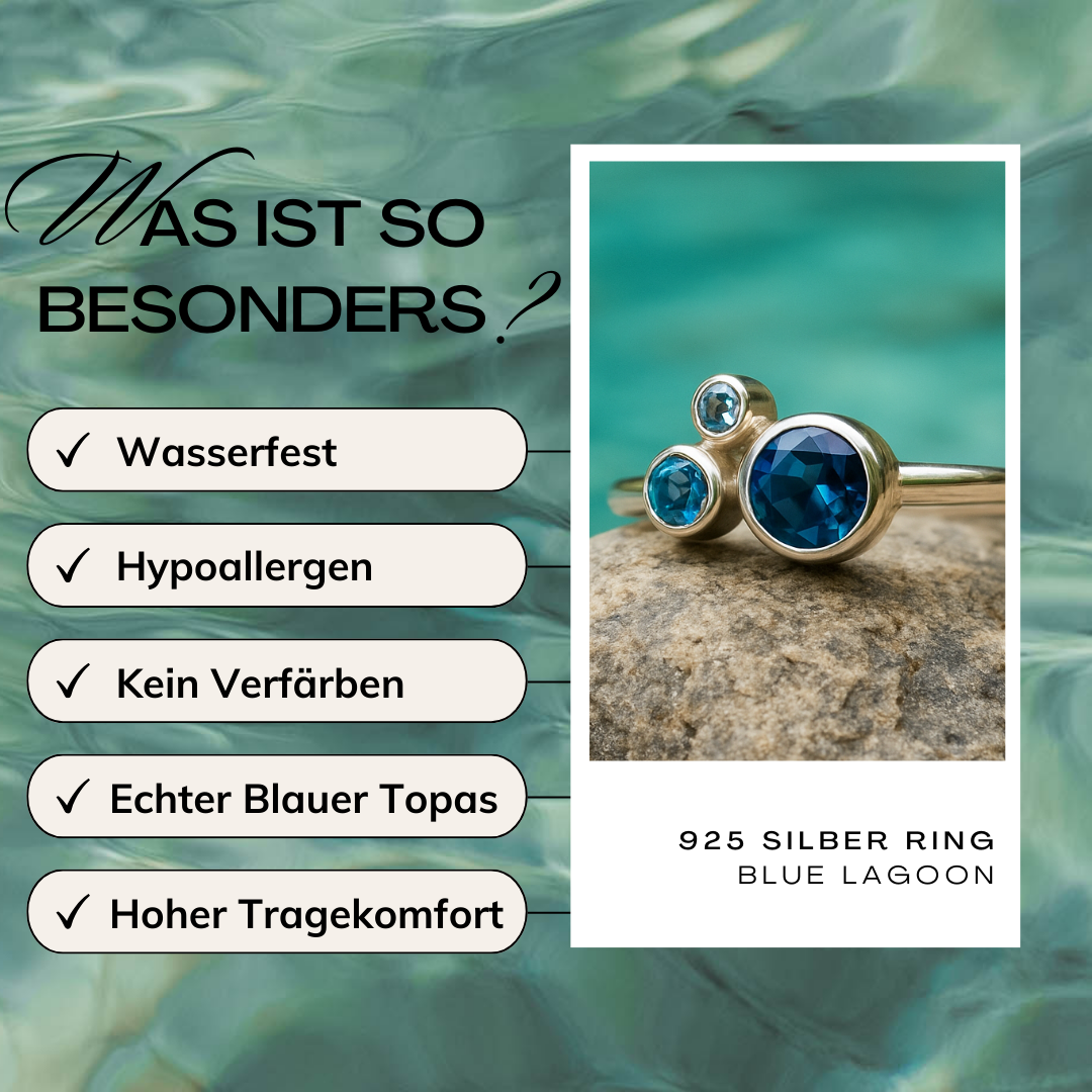 925 Silber Ring Topas Vorteil