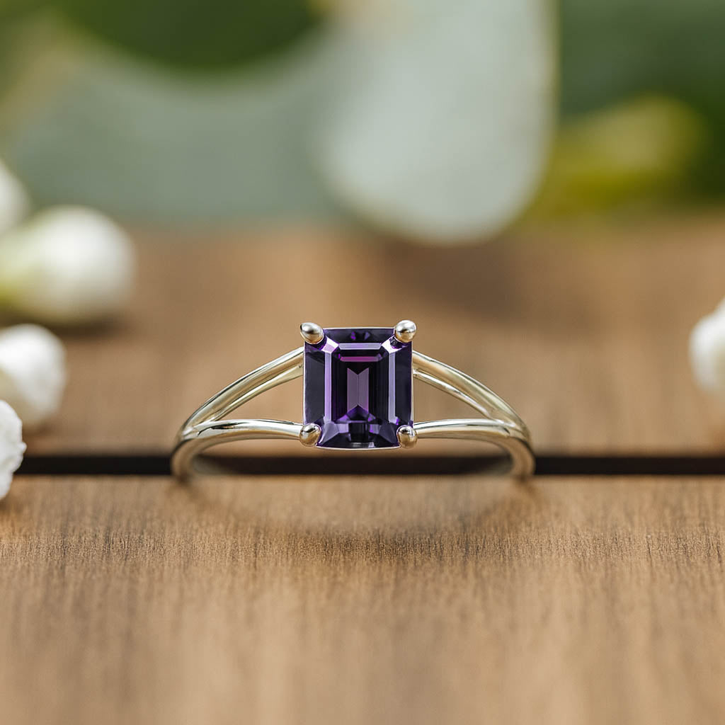 Anthrazit Spinell Ring