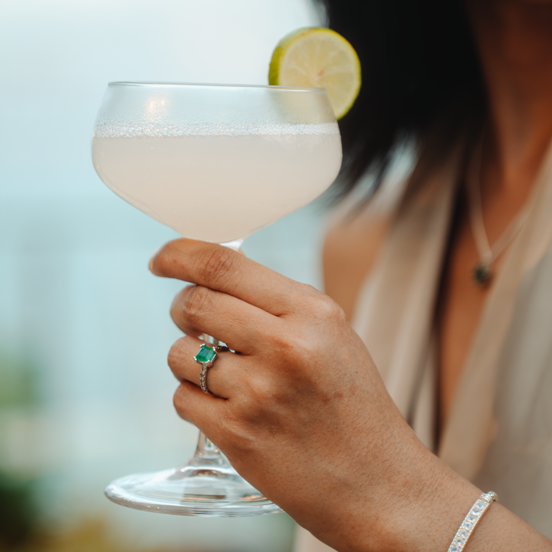 Cocktails Ring Smaragd