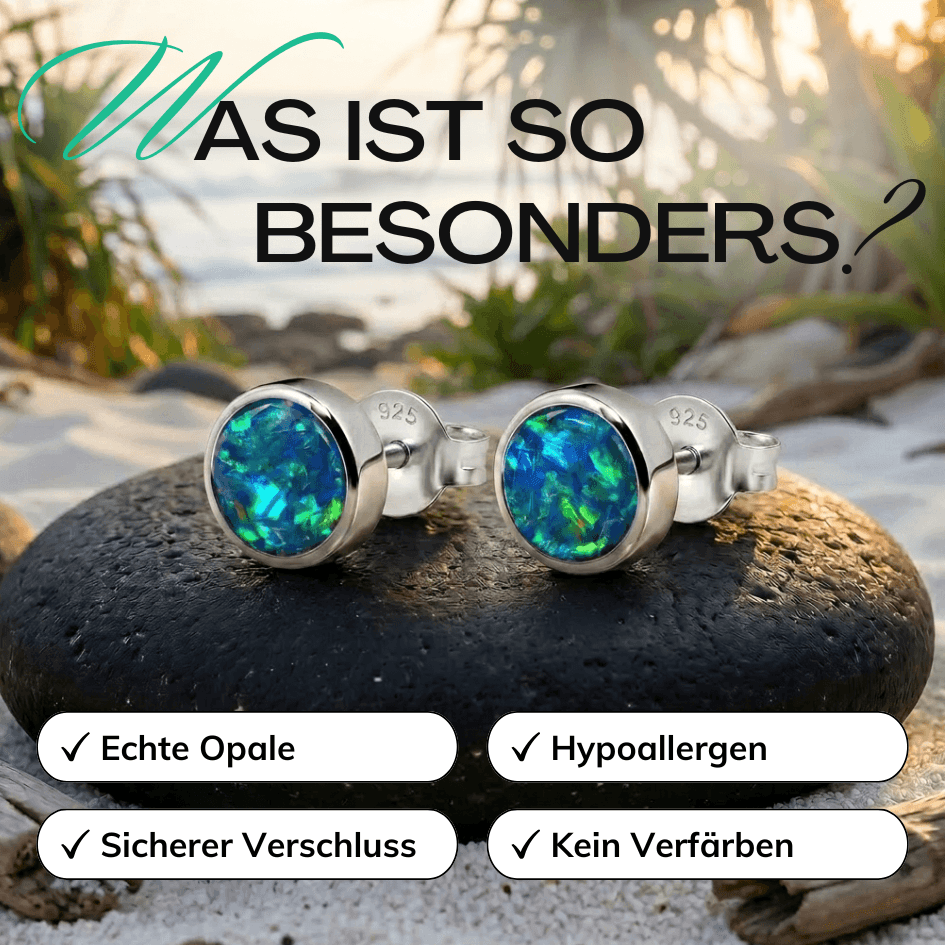 Echte Opal Ohrstecker