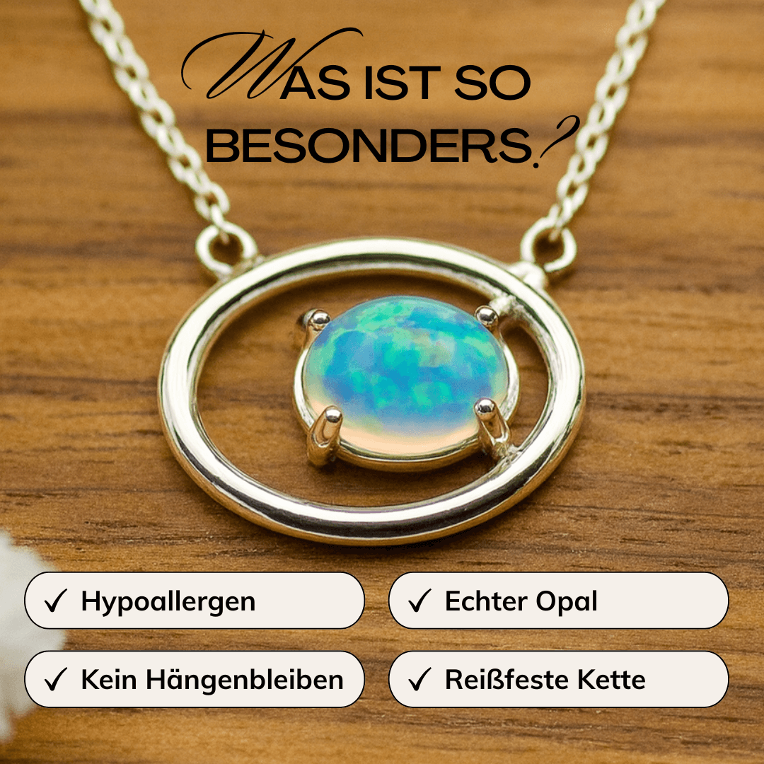 Echter Opal Halskette