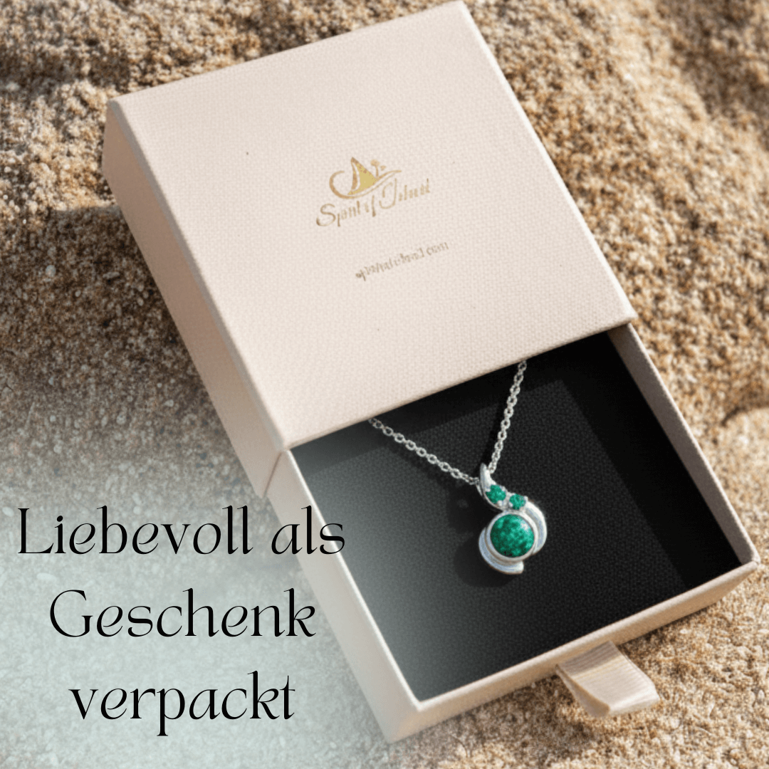 Halskette Schwarzer Opal