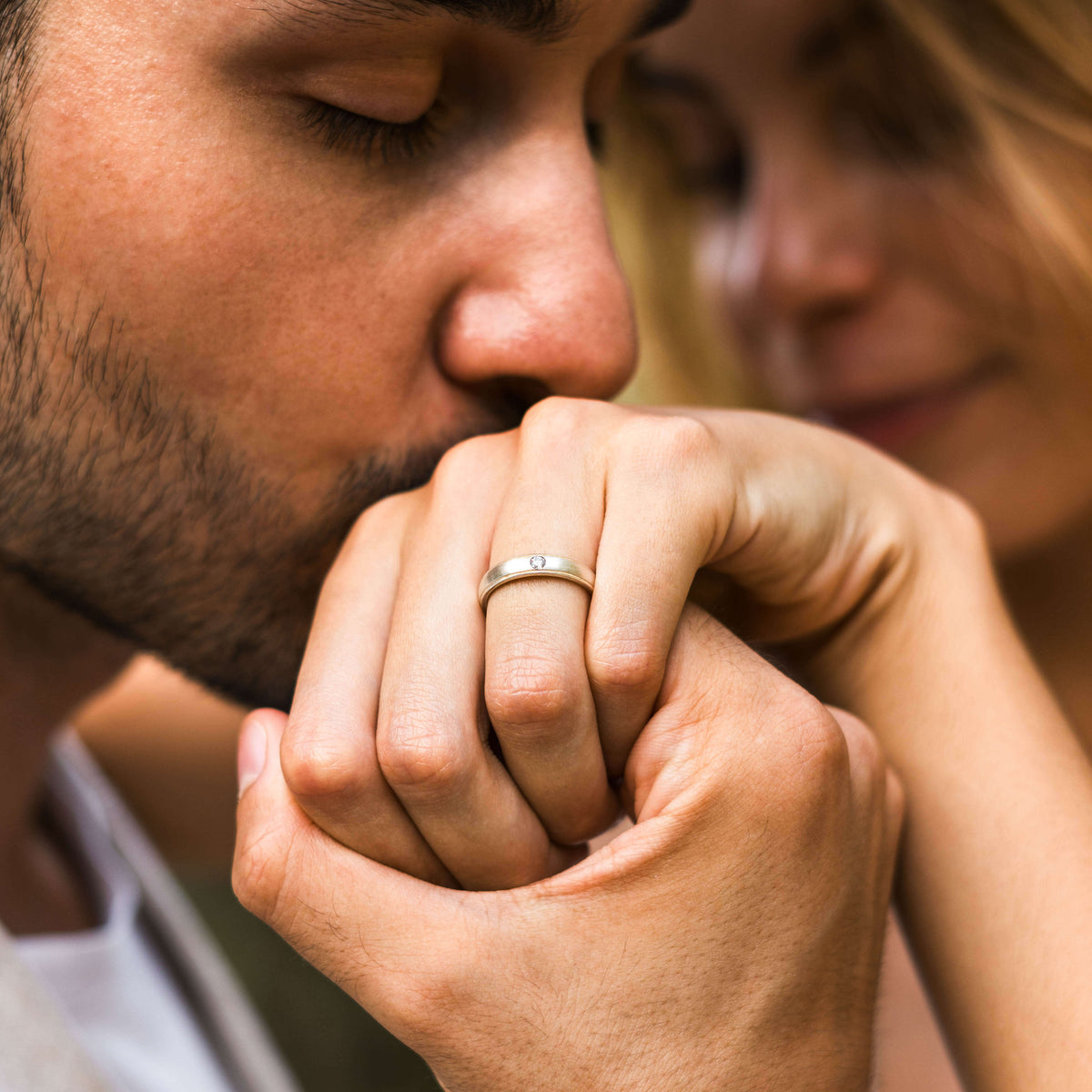 Hochzeit Handkuss Trauringe