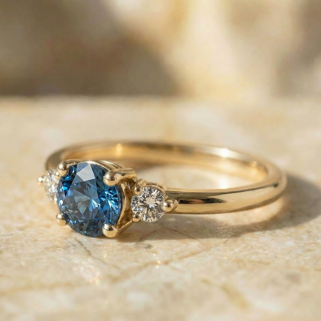 Motana Saphir Ring Gold