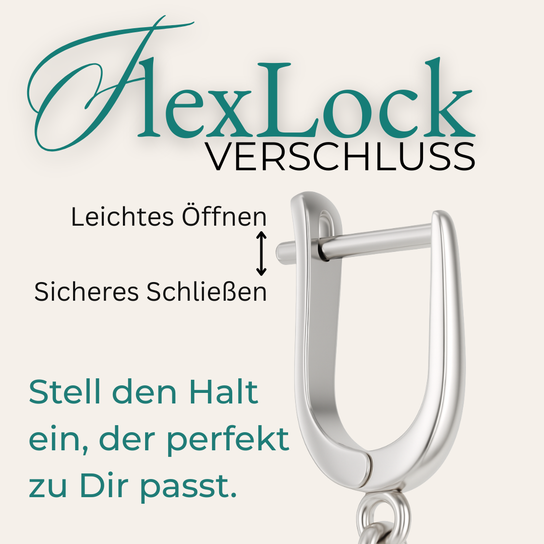 Ohrring Verschluss kein Verlieren