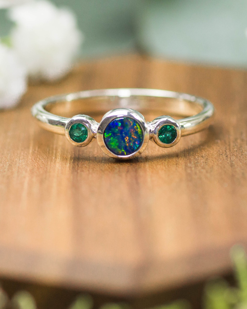 Ringe Sterling Silber Opal