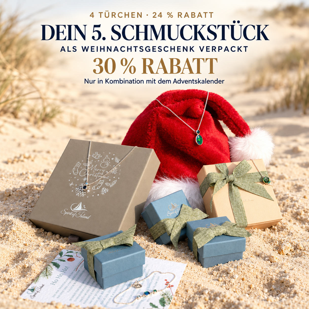 Schmuck Adventskalender Silberschmuck