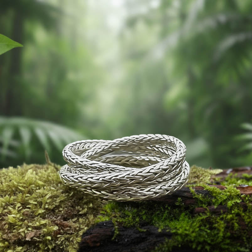 Silber Stressring für Herren