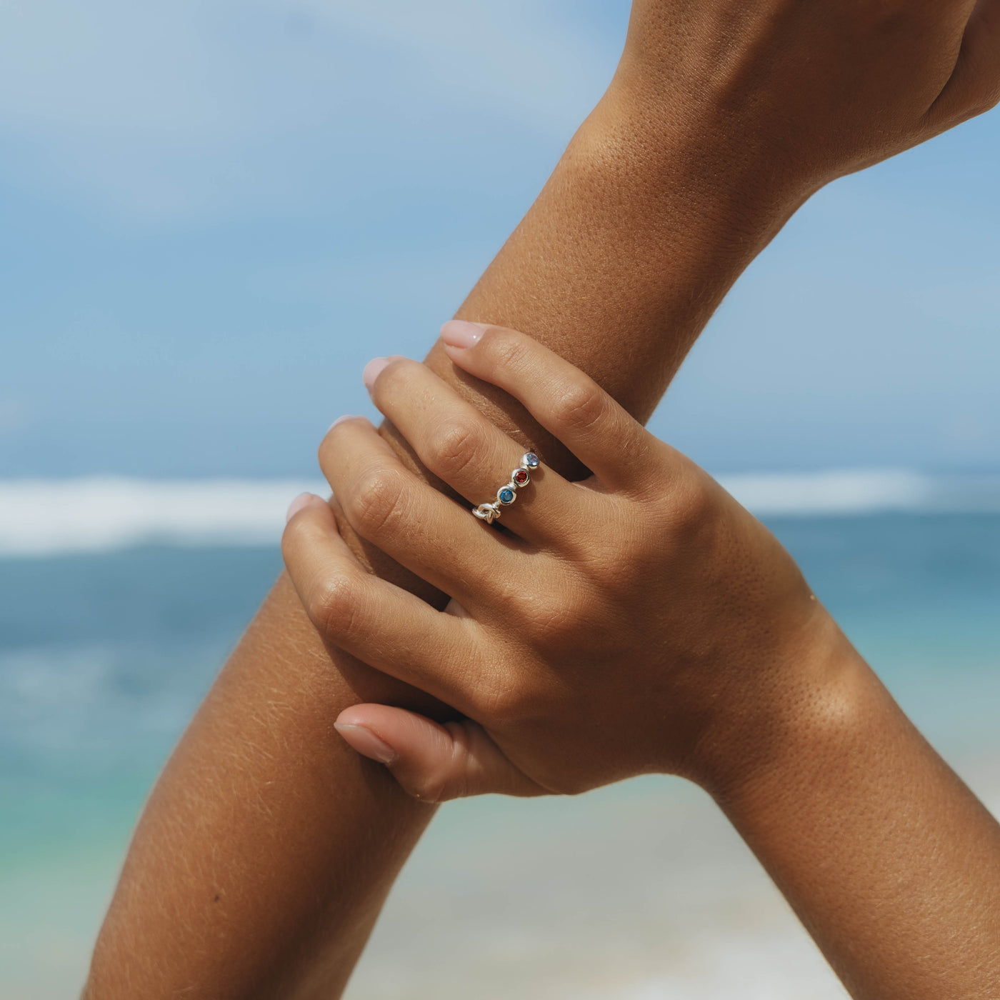 Ring Silber Schleife