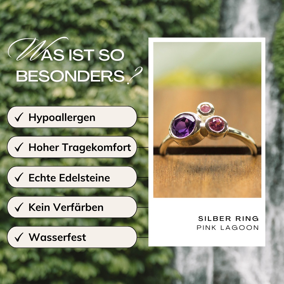 Vorteile Silber Ring Amethyst Spinell