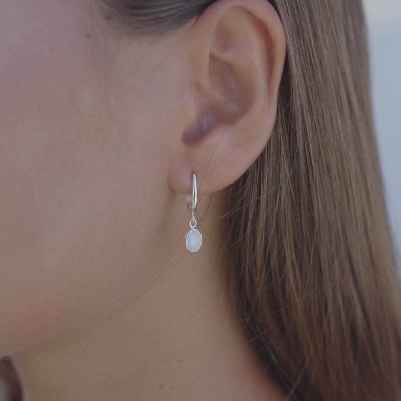 Ohrringe Silber Opal