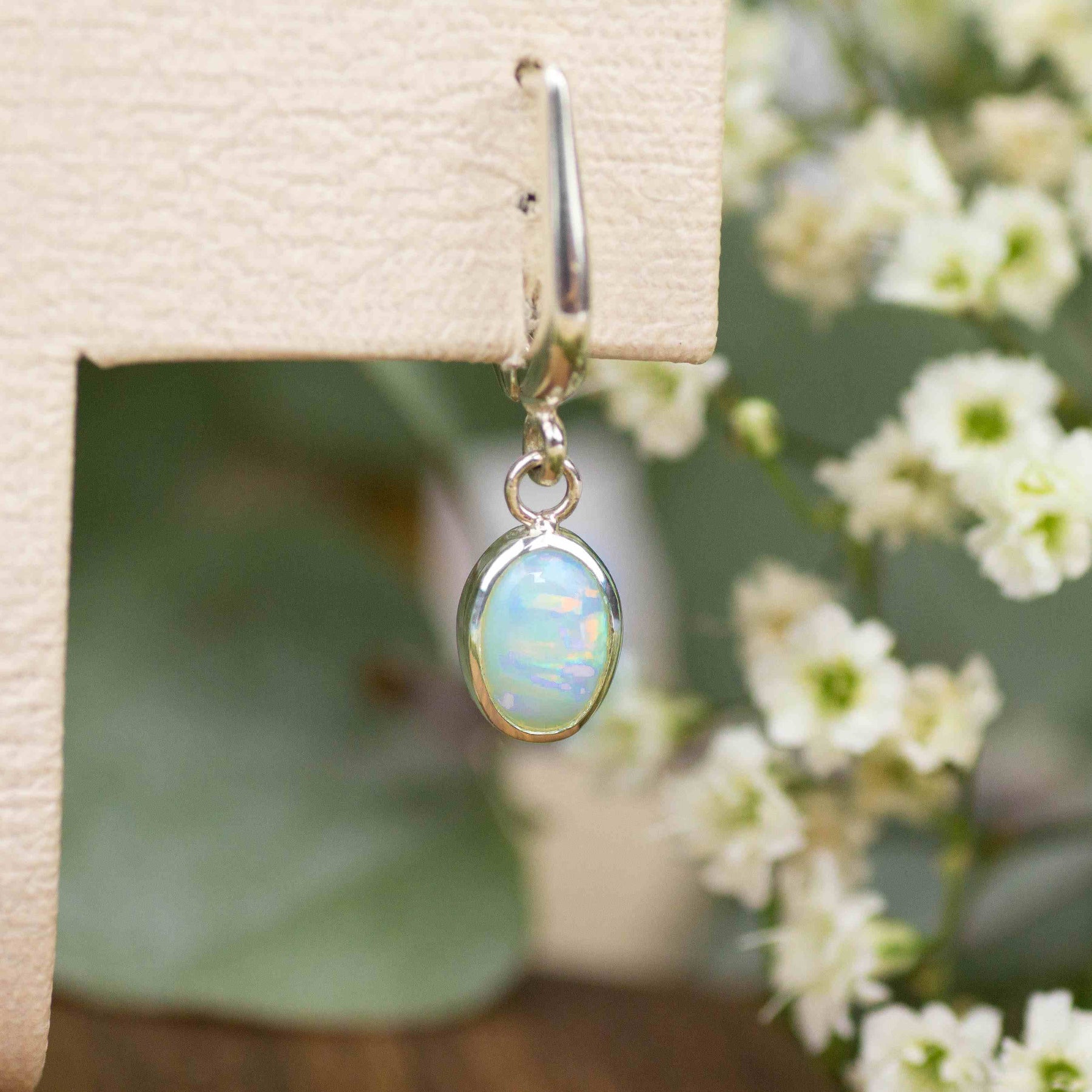 Brautschmuck Ohrringe Opal
