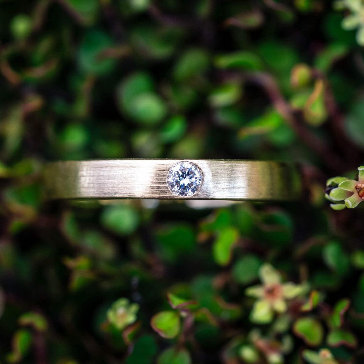 925 Silber Eheringe Diamant Frau
