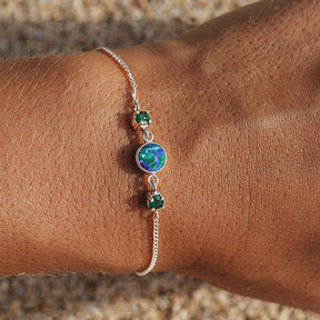 Armband Handgelenk Opal Smaragd