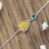 Armkette Opal gruener Smaragd