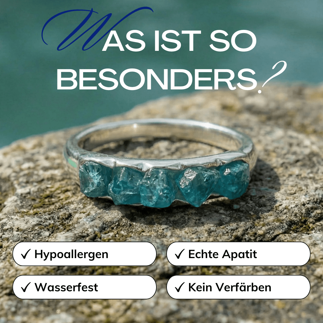 Blaue Edelsteine Silber Ring