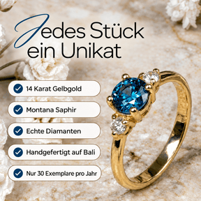 Blauer Saphir Verlobungsring Vorteile