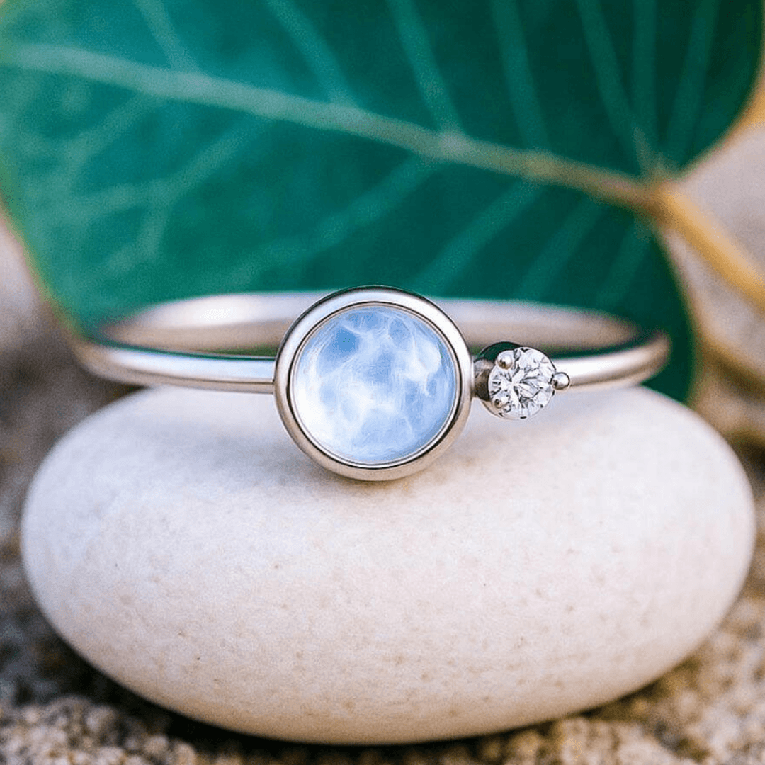 Diamant Mondstein Ring