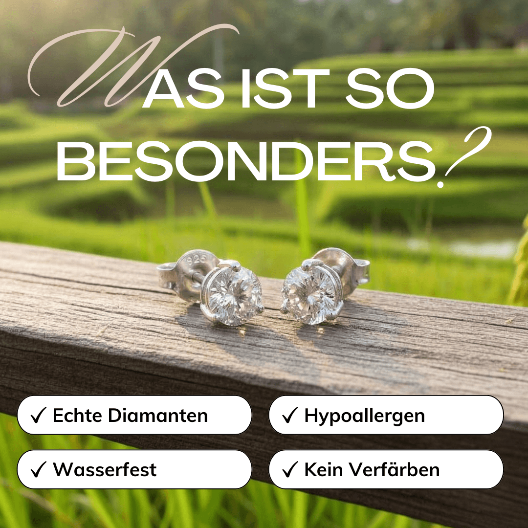 Diamanten Ohrstecker 925 Silber