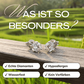 Diamanten Ohrstecker 925 Silber
