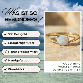 Gold Opal Ring Australien