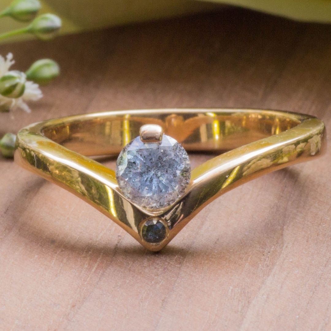 Gold Ring Verlobung Brillant