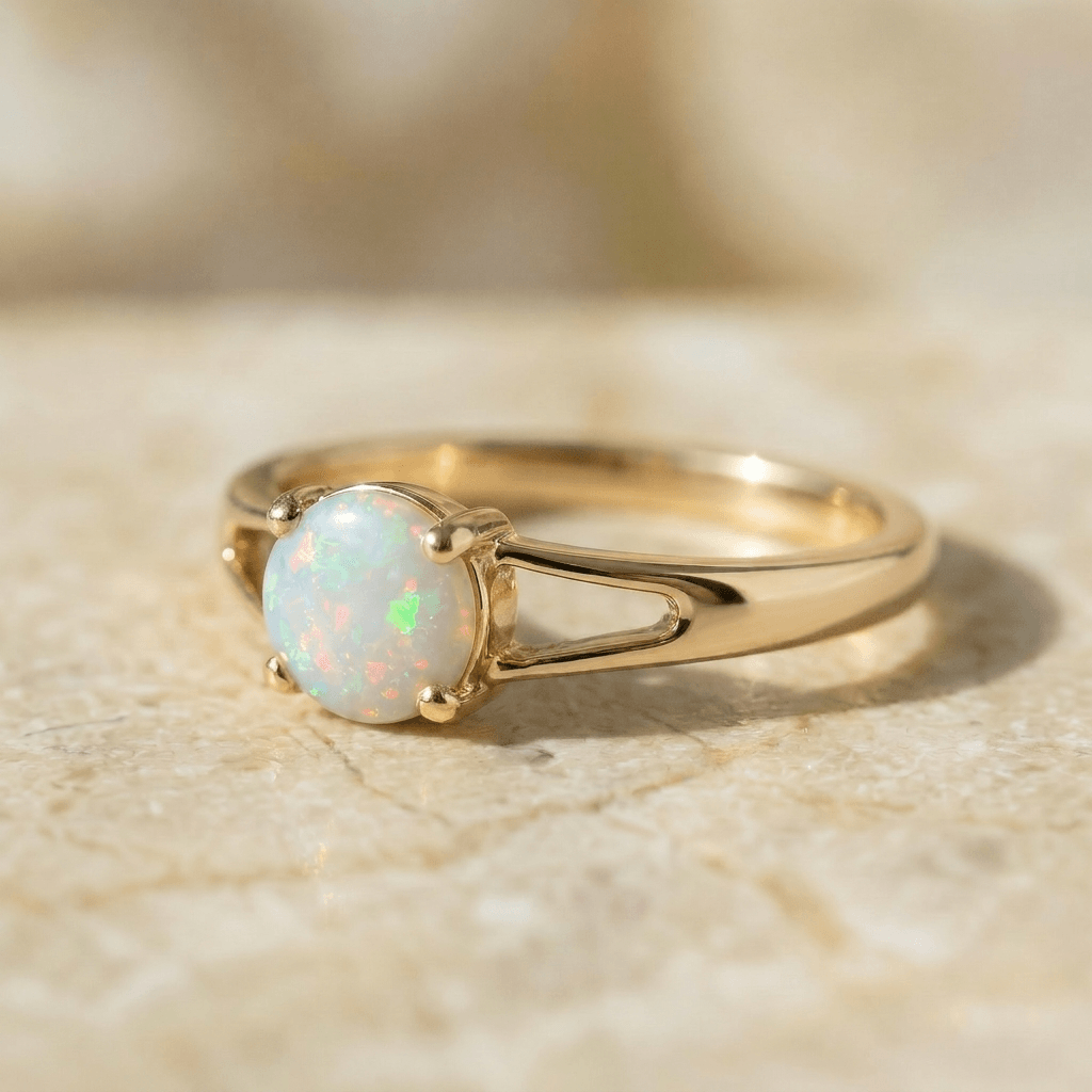 Goldring Opal Verlobung