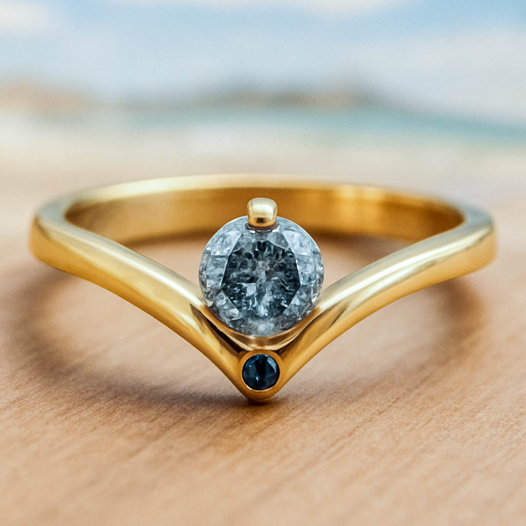 Goldring Design Salz Pfeffer Diamant Bali
