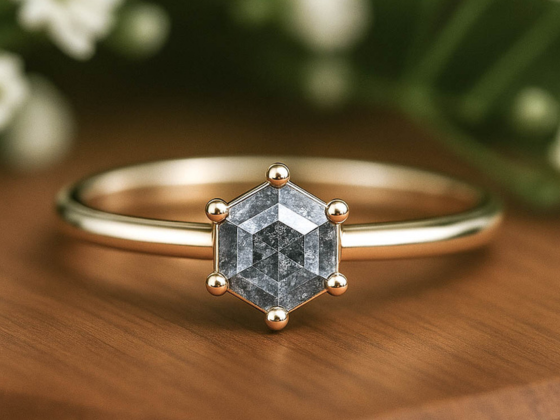 Günstiger Verlobungsring 925 Silber Diamant