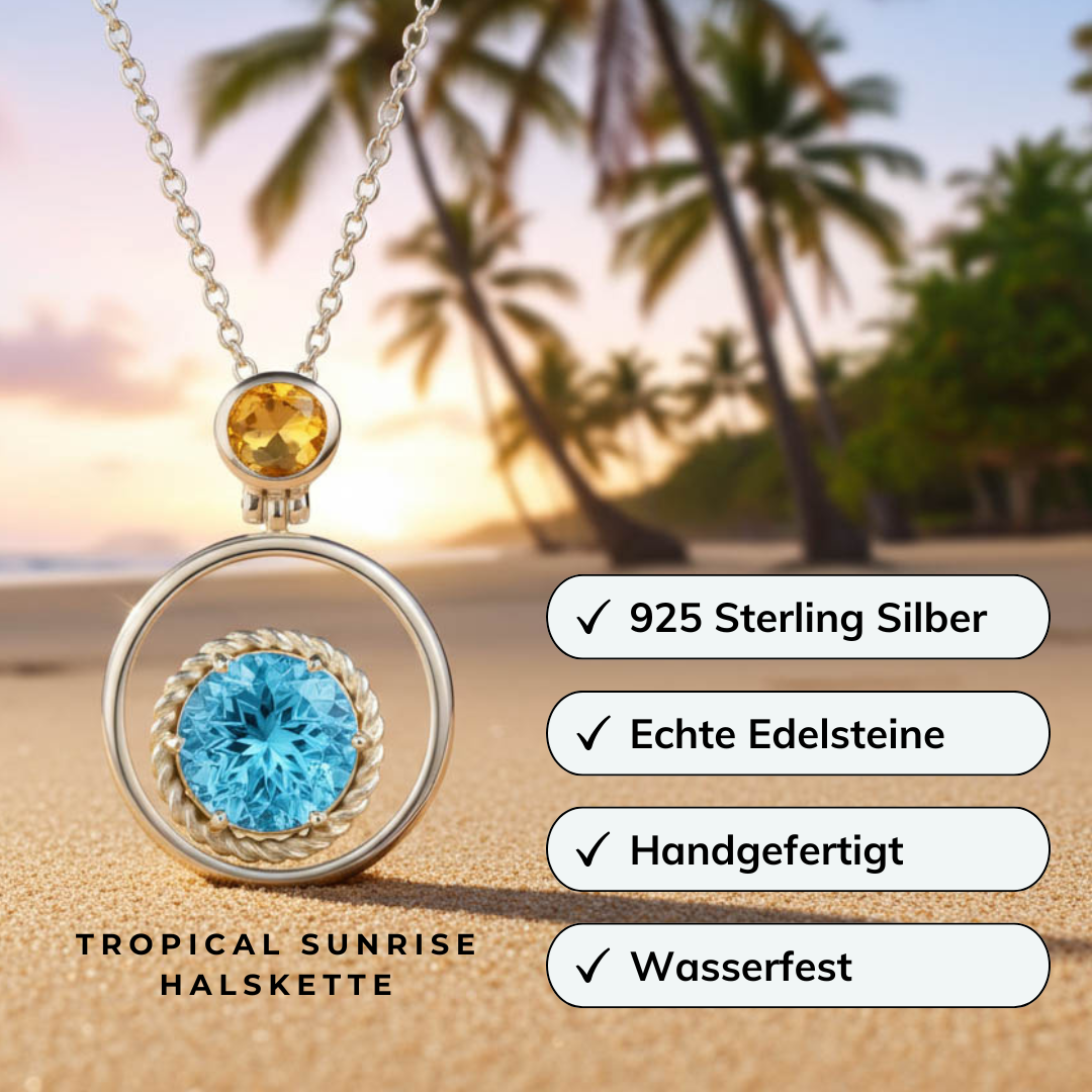 Halskette Silber blauer Topas Vorteile