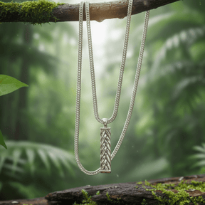 Handgeschmiedeter Anhänger aus 925 Sterling Silber