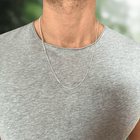 Herren Halskette 925 Silber