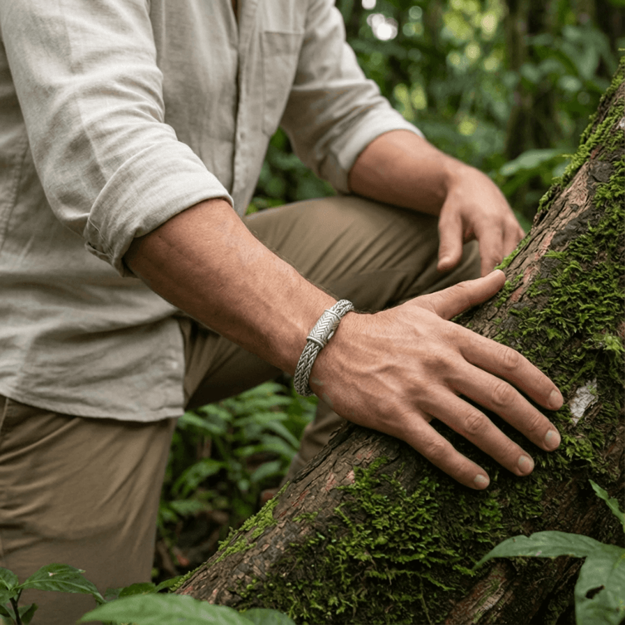 Herrenschmuck Premium Armband 925 Silber