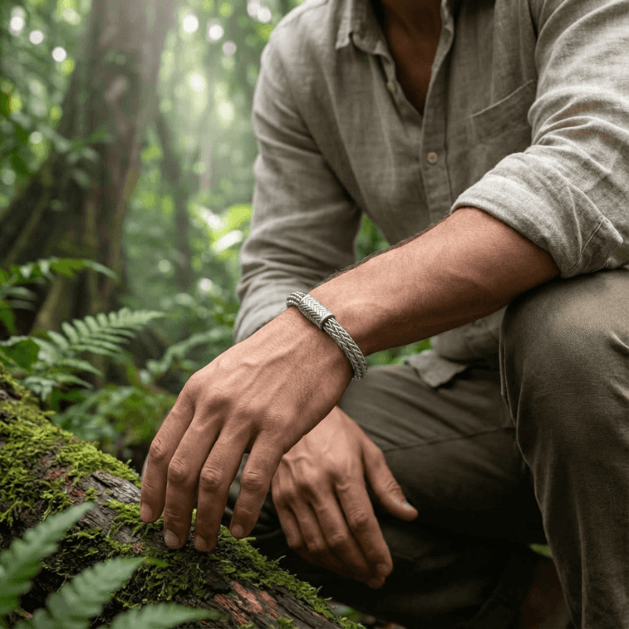 Herrenschmuck Premium Armband Silber