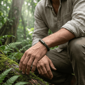 Herrenschmuck Premium Armband Schwarz