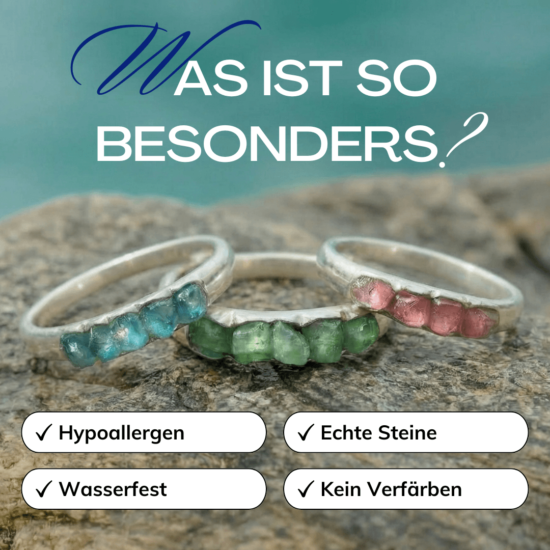 Hidden Gems Ringe Silber Set