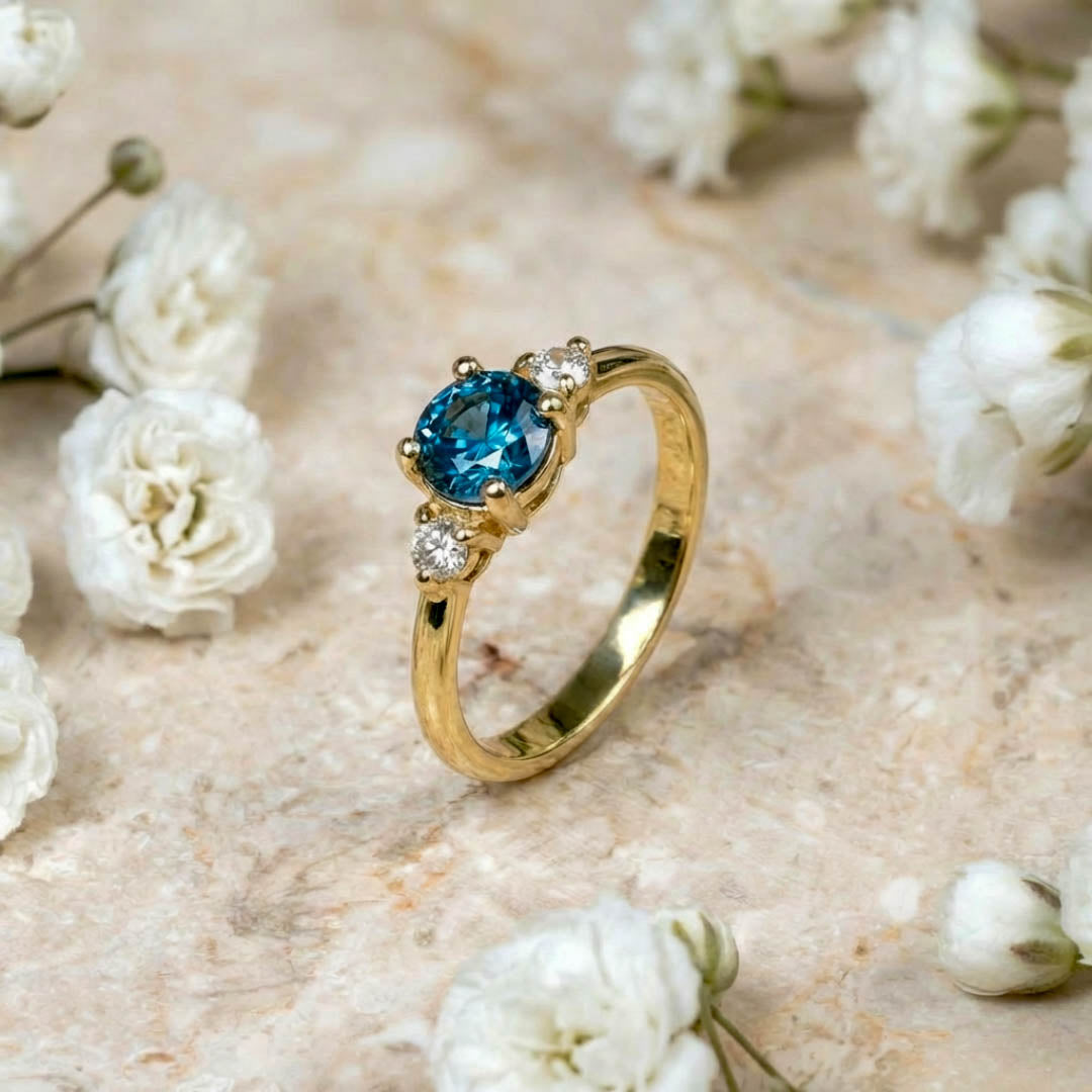 Motana Saphir Ring Diamant