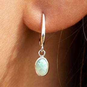 Ohrring Silber Opal