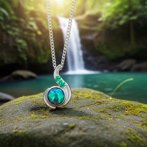 Opal Halskette für Frauen