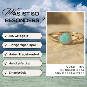 Opal Ring Echt Gold