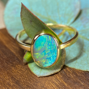 Opal Ring in Gold