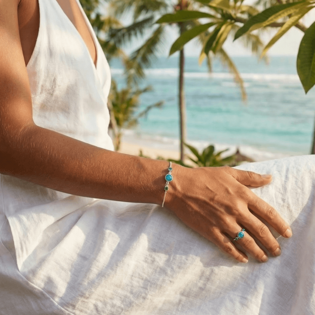 Opal Universe Set | Ring & Armband