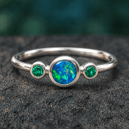 Opal Universe Ring