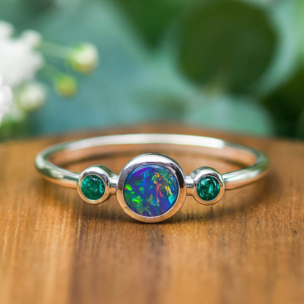 Opal Universe Ring
