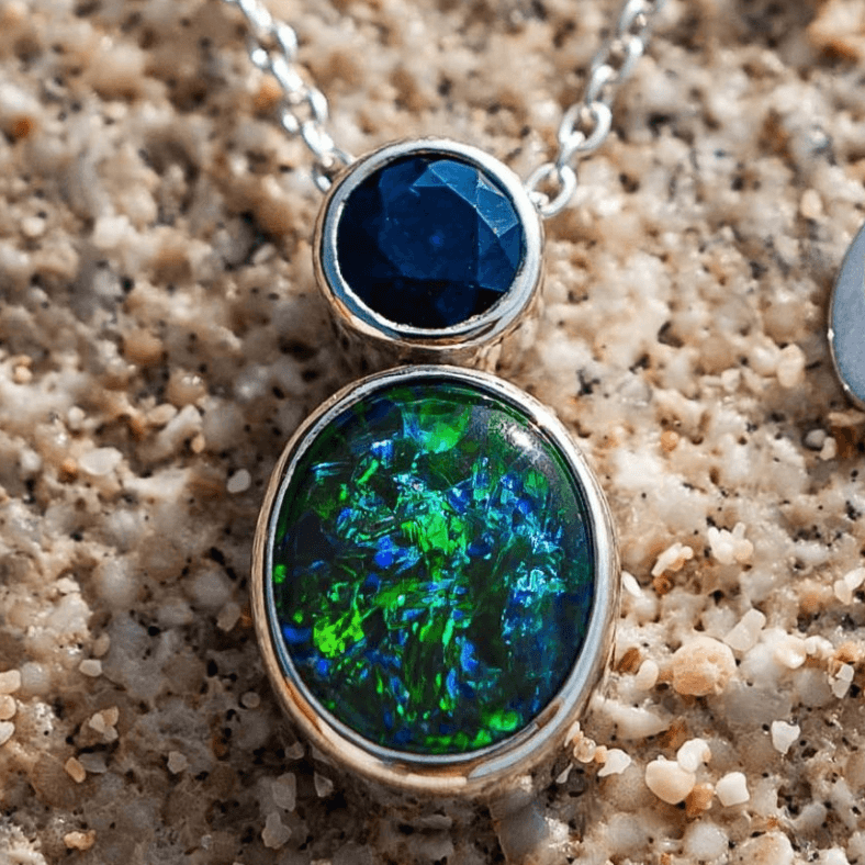 Opal Schmuck Halskette