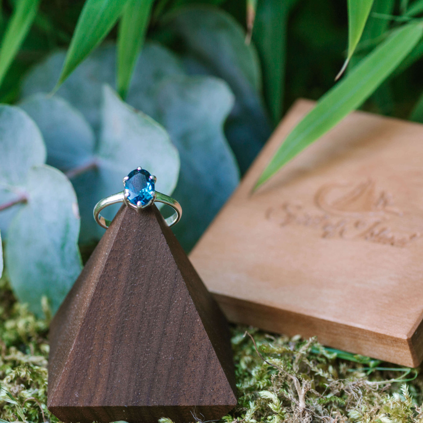 Ring Silber London Blauer Topas Spirit of Island