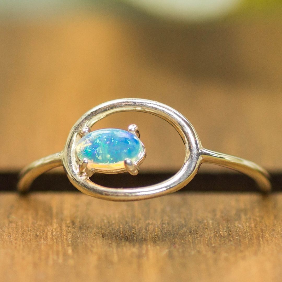 Ring Silber Opal
