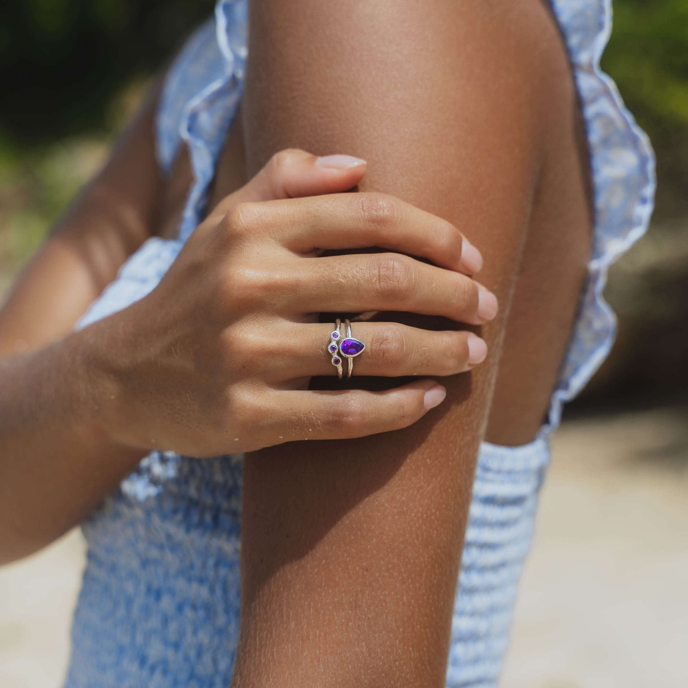 Amethyst Ring Silber