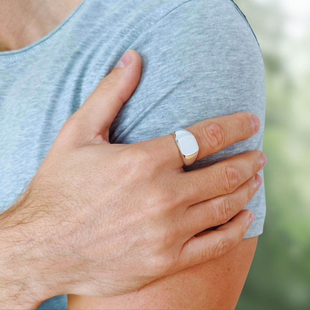 Siegelring Herren Silber